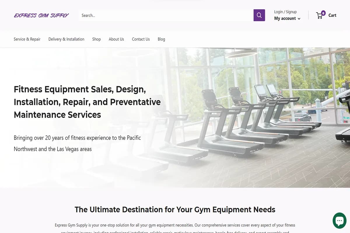 Express Gym Supply screenshot